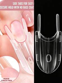 Pontas de Unhas Artificiais DIY Unhas Usáveis Manicure - Multicolorido - Visão 1
