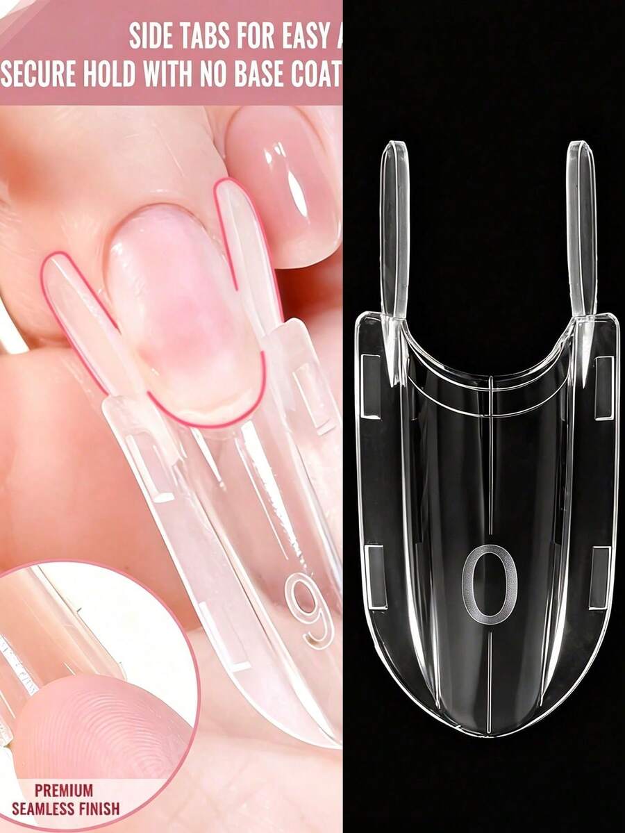Pontas de Unhas Artificiais DIY Unhas Usáveis Manicure - Multicolorido - Visão 1