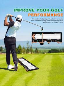 1 buah Matras Latihan Golf Cocok Untuk Pemula, Membantu Memperbaiki Postur dan sebagai Bantalan Penyesuaian Postur Tingkat Awal - MultiWarna - View 7