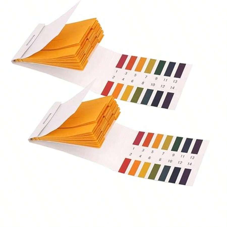 2PCS PH Wide Range Test Strips, Acidity And Alkalinity Testing For Soil, Water, Cosmetics, PH Test Strips - Multicolor - View 1
