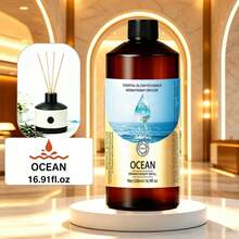 500ml Fragrance Essential Oil Refill, Suitable For Aroma Diffusers And Humidifiers, Home Air Freshener Refill Pack, Suitable For Bedroom, Living Room, Bathroom And Commercial Spaces, Stylish Bottle Design, Multiple Fragrance Options - 500ml Amber Glass Bottle Essential Oil - View 16