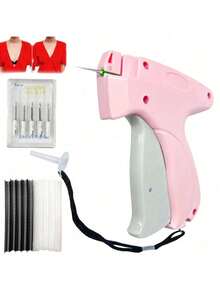 Miniature Mini Sewing Nail Gun With Needles And Clips, Upgraded Precision Sewing Gun, Fine Sewing Gun For Clothing, Non-Jamming Mini Sewing Gun, Clothing Repair Sewing Tool Set, Suitable For Clothing, Bedding Edges, Mini Label Gun, High-Quality Sewing Accessories - Multiple Styles - View 13