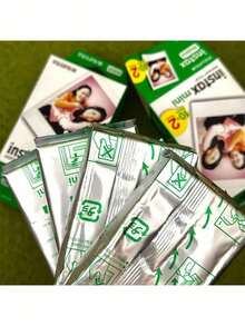 Mini Instant Film Compatible With Fujifilm Instax Mini 7s/8/9/11/12/25/90/Wide Series, Foil-Wrapped Individual Packaging, Fade-Resistant, Wide Temperature Imaging 5-40°C, Instant Color Film Set - View 7