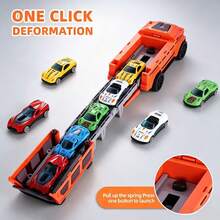 Flexible Track Vehicle, Off-Road Vehicle, No Battery Required For Launching, Inertial Launching Device, Folding Toy Car Model, Multi-Player Racing Competition Toy, Suitable For Both Men And Women As A Gift, Random Color Of Accessories - Multicolor - View 3