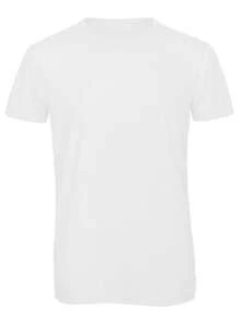 B and C B&C Triblend Herren Sport T-Shirt - White - View 1