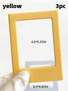 1/3/5/10pcs Colorful Transparent Magnetic Photo Frame Set, 3 Inch Wallet Size Fridge Magnets, Suitable For Mini, Customizable DIY Decorative Stickers, Mini Photo Frames For Bedroom Kitchen Office Home Decor, Ideal Birthday And Back To School Gift - Mixed - View 23