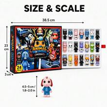 24-Piece Animal Hospital 2026 Advent Calendar, Featuring Ratthew, Stalker, And Lilly Character Action Figures, Display And Creative Fun, Suitable For Fans 6 Years And Up As Birthday, Christmas And Holiday Gifts - Multicolor - View 4