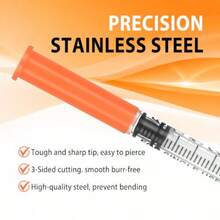 1ml  31G With 5/16 Inch, 100 Pack Clear Accurate Scale , Low Dead Space, Individually Wrapped - 1ml 31Ga 5/16 Inch8mm - View 5