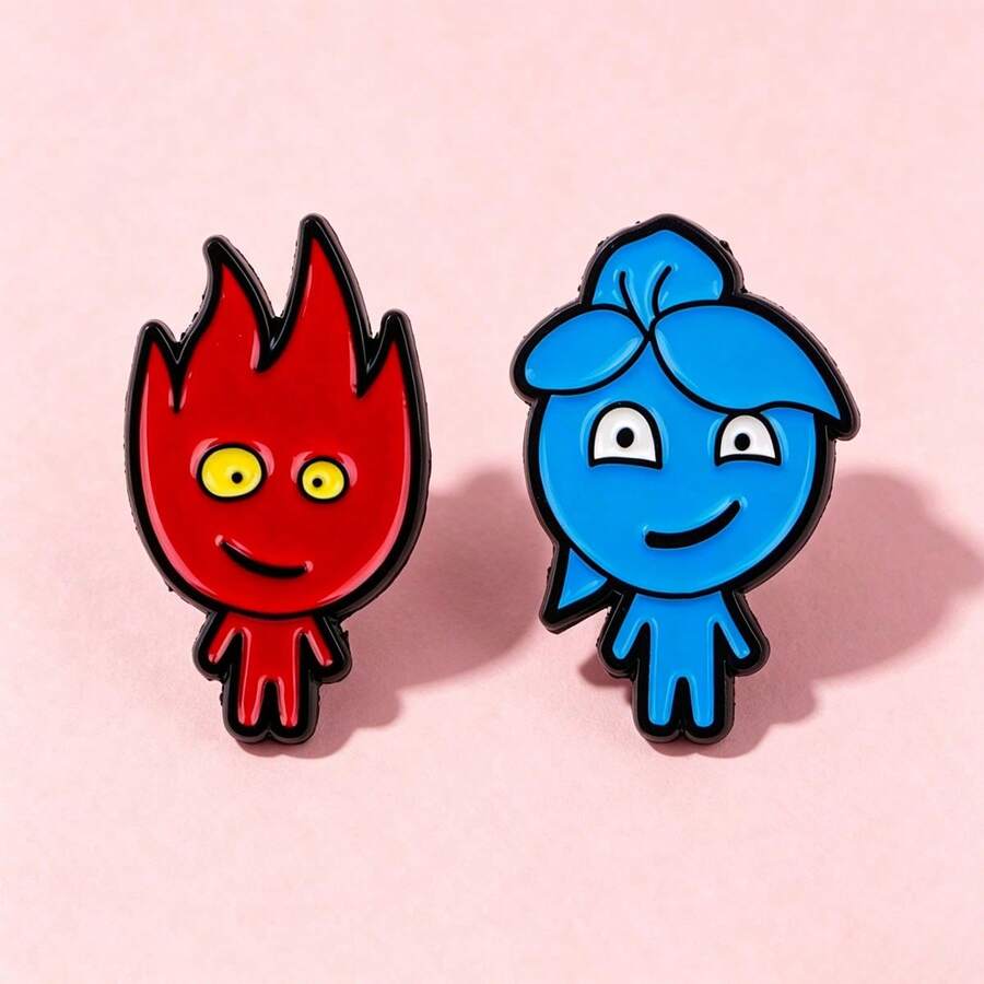 Enamel Lapel Pin Brooch Badge For Backpack Bag Cool Decoration Friend Gift - Multicolor - View 1