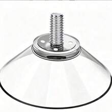 3/6/8pcs Transparent Round Screw Suction Cups With Plastic Nuts, 32mm (1.26 Inch) No-Drill Practical Hooks, Easy To Install, Suitable For Home, Kitchen, Bathroom Walls, Windows, Cars - Multicolor - View 3