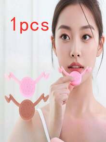 1pc Silicone Facial Muscle Trainer, Smile Shaping Accessory, Lip And Jaw Muscle Exercise Tool, Daily Facial Trainer For Mouth Corners - Multicolor - View 6