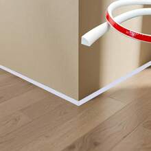 Self-Adhesive Wall Corner Trim, Bathroom Countertop Splash Guard, Kitchen And Toilet Interior Wall Edge Trim - A - View 1