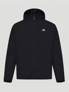 Adidas Men's ARN ZR LW J Jacket Woven Hooded Outerwear KY1854 - Black - View 1