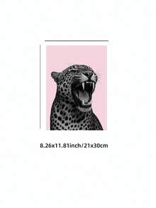 1/3 Pcs Frameless Sexy Stockholm Pink Black Leopard Print Y2K Canvas Wall Art, Girly Gallery Decor For Bedroom Dorm Apartment Living Room Kitchen, Room Decor Bedroom , Prints For Wall, Vintage Decor, Best Gift Choice - Multi-color - View 10