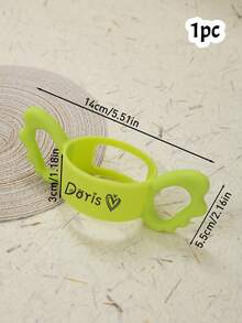 Custom Silicone Bottle Cover, Personalized Wing Design, Customized Text Handle, Customizable Feeding Bottle Accessory, New Mom Birthday Gift, Boy,Girl - Style C - View 11