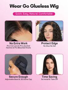ISEE Hair Body Wave Wear Go Glueless Wig 7x5 HD Lace 18-30 Inch 180% Density Soft Texture Invisible Lace Undetectable Pre-Plucked Hairline Natural Scalp Look Wear And Go Easy Install For Women - SNatural - View 9