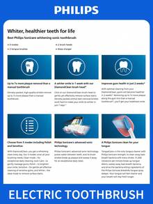 PHILIPS Sonicare HX9368/35 DiamondClean 充電式音波電動牙刷 2 入組，黑色與粉色，進階口腔護理牙刷套組，適合情侶家庭禮物 - 黑色+粉紅色 - 查看 3