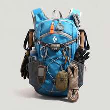 Black Diamond 18L 輕量戶外背包，適用跑步、登山與徒步旅行 - 越野包 - 藍色 - 查看 2
