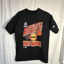 Vintage T-Shirt With 7 HOUSTON 1995 WORLD SERIES Logo, Used - 款式 - 查看 1