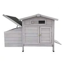 Raised  With Wooden Nesting Box That Protects Hens From Predators, Elevated Nest, Easy To Clean - 查看 4