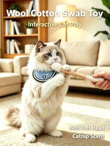 3pcs Interactive Cat Teething Chew Toys, Boredom Relief Dental Toys, Anxiety Relief And Digestion Aid, Interactive Cat Toys For Cats And Dogs, For Exercise And Entertainment, No Battery Required, Gift For Cat Lovers - Multicolor - View 7