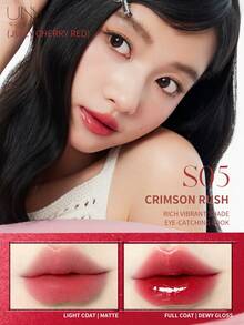 UNNY CLUB Tinte de labios, hidratante y humectante, acabado mate translúcido / brillo intenso, favorecedor para todos los tonos de piel, de larga duración y resistente a la transferencia, regalo ideal para ella, 1 pieza, marca Beauty Cosmetic Makeup - S02 Fuegos artificiales en la isla - Ver 5