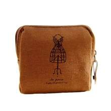 Plush Coin Purses - Coffee - View 1
