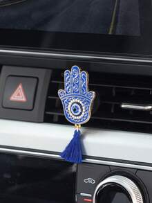 Fashion Evil Eye Palm Air Vent Decor - Multicolor - View 5