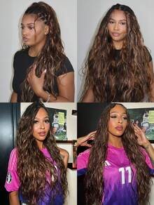Y WIGS #4/30 Human Braiding Hair For Boho Braids Body Wave 16-20 Inch 95g Per Bundle Lightweight And Comfortable 100% Real Human Hair Extension For Braiding No Weft Bulk Braiding Hair For All Seasons, Back To School, Daily, Halloween, Vacation - S4/30 - View 9