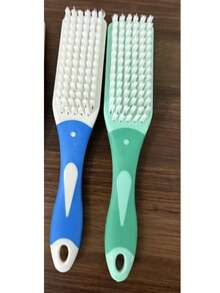 2/1 Stück weiche Borsten Schuhbürste, Haushalts-Reinigungsbürste, Schuhreinigungswerkzeug, multifunktionale langanhaltend Nano-Wäschebürste, nicht ausfallende rutschfeste Griff Reinigungsbürste, geeignet für Schuhe, Heimgebrauch, speziell entwickelt für Schuhpolitur, Schulanfang Saison - Mehrfarbig - Übersicht 16