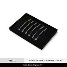Oirlv Black Jewelry Storage Tray Splice Tray Jewelry Storage Tray Drawer Storage Jewelry Storage Can Be Splice Used Suitable For Earrings Rings - Black - View 11
