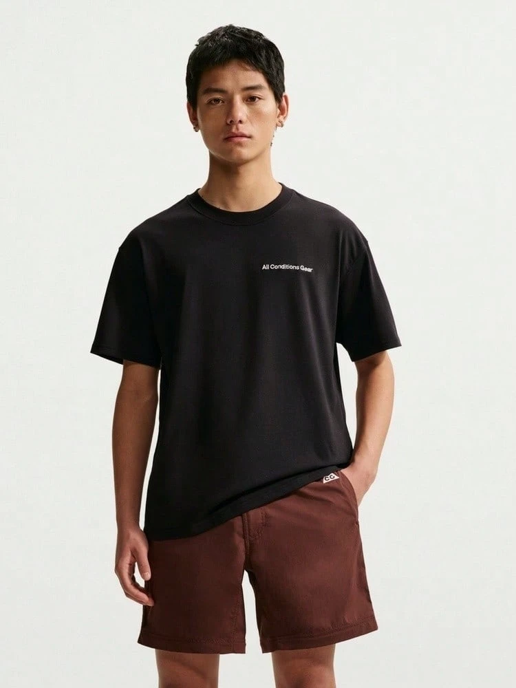 Nike 男款 AS M ACG DF TEE LSE MBR LT 短袖針織無領T恤 TIR6986-010 - 黑色 - 查看 1