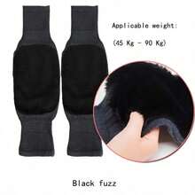 Thickened Fleece Winter Knee Pads, Warm & Supportive, Suitable For Cold Weather, Compression Knee Sleeve, Suitable For Autumn/Winter Season (1pc) - Multicolor - View 27