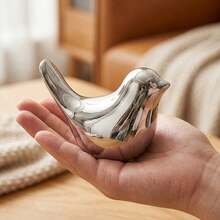 2件組創意陶瓷金色小鳥擺飾，抽象現代客廳桌面裝飾，北歐電鍍迷你小鳥雕塑家居裝飾 - S&L - 查看 5