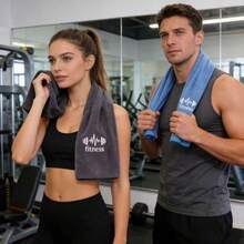 1/2pcs Fitness Sports Towel, Gym Sweat-Absorbing Towel, Quick-Drying Outdoor Bathing Absorbent Towel - Multicolor - View 2