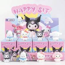 SANRIO 1pc Mystery Blind Box Decoration - Mini Colorful Resin Collectible Figurine Doll, Q-Version Design, Collectible Ornament Can Be Used As Pendant, Keychain, Gift Bag, Suitable For Home, Car, Party Decoration, Bingo Game Prize, Back To School Small Gift, Birthday, Halloween, Party Gift - A Perfect Gift, Random Packaging - Multicolor - View 1