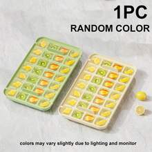 96-Cell Ice Cube Tray, One-Touch Ice Cube Release, Large Capacity Ice Storage Box, Suitable For Refrigerator And Freezer, Stackable Ice Cube Tray With Ice Scoop, Suitable For Cold Drinks, Juice, Soda, Coffee, Whiskey, Cocktail, Easy To Remove - Multicolor - View 18