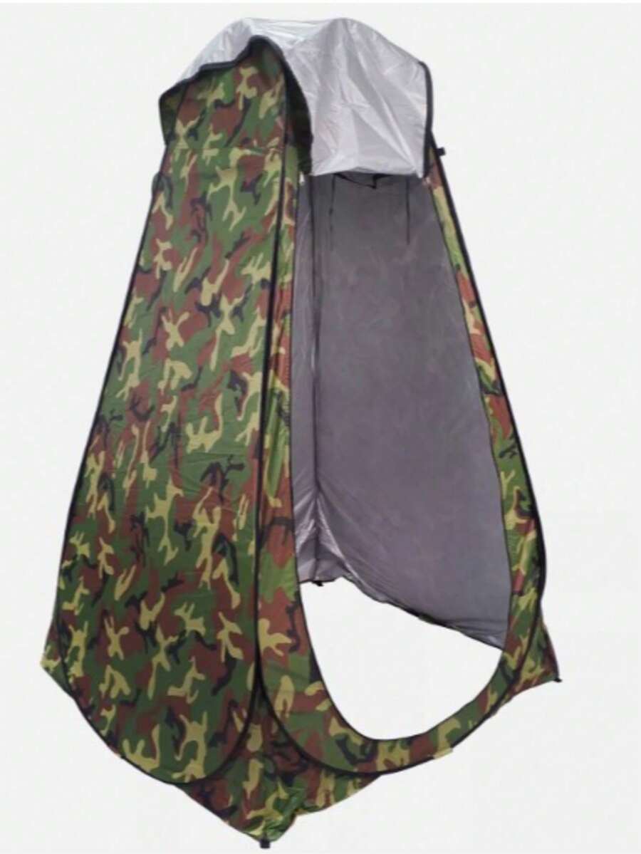 Auto Pop Up Dressing Tent, Outdoor Shower Changing Room Tent For Fishing, Swimming, Restroom - Camouflage Color - View 1