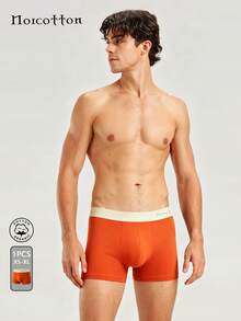 Celana Dalam Boxer Pria Norcotton 1 Buah Warna Merah Cherry - Merah - View 1