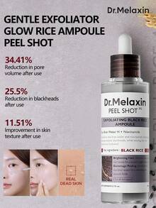 Dr.Melaxin 80ml Korean Exfoliating Face & Body Scrub Gel, Gentle Peeling, Suitable For All Skin Types, Hydrating Essence Capsules - Black Rice - View 6