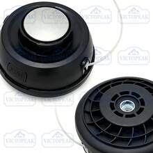 1pc 116mm Diameter M10*1.25mm Threaded Automatic Feed Wear-Resistant Anti-Drop Thickened Engineering Plastic Small Song Style Grass Trimmer Head, Universal For Yard Garden Clearing And All-Season Weeding - Brush Cutter Head (Bearing Aluminum Cyclone Style) - View 6