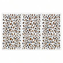 3pcs Leopard Print Temporary Face Tattoo Stickers, Sexy Adult Women Leopard Pattern Tattoo Stickers, Suitable For Halloween, Cosplay, Party, Festival And Other Occasions - Multicolor - View 7