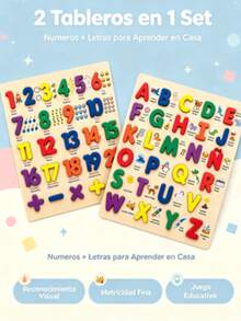 Kids Alphabet & Number Blocks - Multicolor - View 2