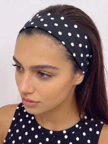 1/3/6 Peças Faixas de Cabelo Elásticas Largas Antiderrapantes para Mulheres e Meninas, Acessórios de Cabelo para Yoga, Fitness e Esportes, Estilo Tropical - Multicolorido - Visão 9