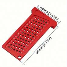 Marking Tool Woodworking Metric/Inch Precision T-Square Hole Gauge Marking Ruler Right Angle Ruler Layout Tool Woodworking Marking Ruler Metric/Imperial T-Square Hole Gauge Layout Measuring Drawing Ruler Aluminum Alloy Tools & Home Improvement Measuring Analysis Instrument Measuring Tool Caliper - A - View 7