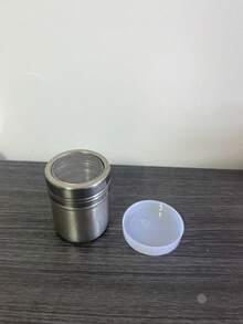 1pc Stainless Steel Powder Shaker With Lid - Fine Mesh, Can Evenly Sprinkle Baking Soda, Cocoa, Cornstarch, Coffee And Flour - Ideal Choice For Home Kitchen And Restaurant, Restaurant Kitchenware | Professional Kitchen Tools | Fine Mesh Design - Multicolor - View 9