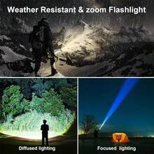 1 buah Lampu Kemah Multifungsi, Senter yang Dapat Diatur 270°, Lampu Suasana, Lampu Gantung Portabel untuk Luar Ruangan, Mode Pencahayaan Multi-Gear Cerdas, Sumber Cahaya Ganda, Fokus Teleskopik Jarak Jauh-Dekat, Mode Lampu Sorot yang Dapat Diatur Secara Bebas, Tinggi Tiang Lampu yang Dapat Diatur 20,39 inci, Penting untuk Aktivitas Luar Ruangan, Rumah, dan Penerangan Malam - MultiWarna - View 7