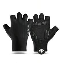 Unisex Half-Finger Sports Gloves, Anti-Slip, Wear-Resistant, Anti-Callus, Breathable, Shock-Absorbing Palm Protection, Suitable For Gym/Cycling/Training - A - View 15