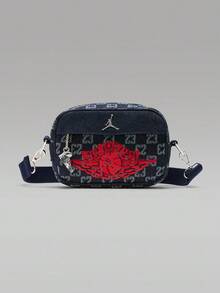 Jordan Unisex Crossbody Bag Outdoor Sports Shoulder Bag JD2623006AD-001 - Black - View 1