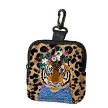 Nuevo Monedero Ligero con Estampado de Libélula y Corazón, Bolsa para Auriculares, Cartera Duradera y Portátil, Regalo para Amigos UIPH - Astral - Ver 6